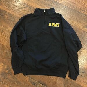 Army 1/4 zip sweater